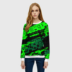 Свитшот женский Roblox, цвет: 3D-белый — фото 2