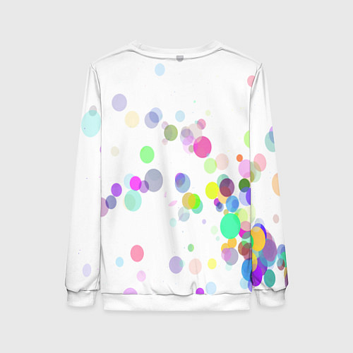 Женский свитшот SONIC / 3D-Белый – фото 2