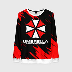 Свитшот женский Umbrella Corporation, цвет: 3D-белый