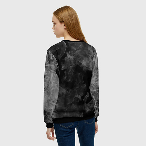 Женский свитшот JOJOS BIZARRE ADVENTURE / 3D-Черный – фото 4