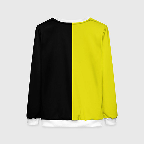 Женский свитшот BLACK YELLOW / 3D-Белый – фото 2