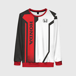 Свитшот женский Honda Driver team, цвет: 3D-красный