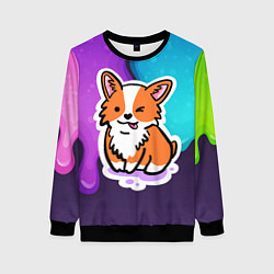 Женский свитшот Милый корги