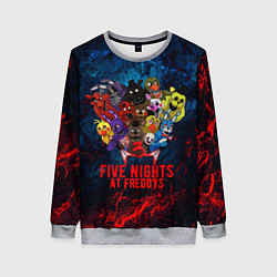 Свитшот женский Five Nights At Freddys, цвет: 3D-меланж