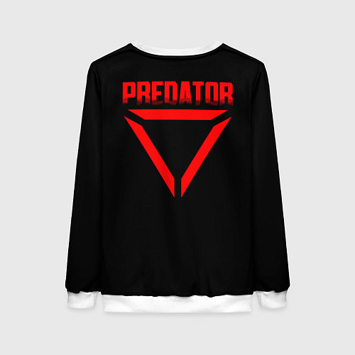 Женский свитшот PREDATOR / 3D-Белый – фото 2