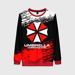 Свитшот женский Umbrella Corporation, цвет: 3D-красный