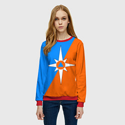 Свитшот женский МЧС России, цвет: 3D-красный — фото 2