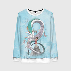 Свитшот женский Унесённые призраками, цвет: 3D-белый