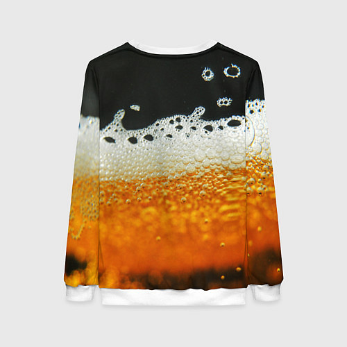 Женский свитшот ТЕМНОЕ ПИВО / 3D-Белый – фото 2