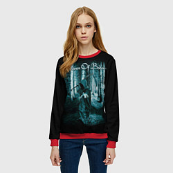 Свитшот женский Children of Bodom 14, цвет: 3D-красный — фото 2