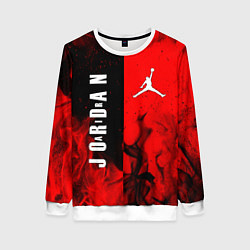 Свитшот женский MICHAEL JORDAN AIR, цвет: 3D-белый