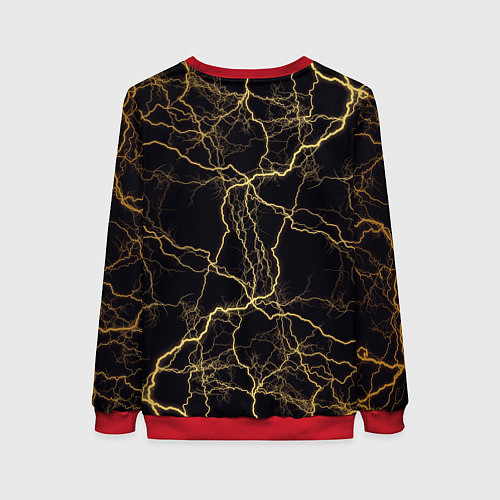 Женский свитшот Meowcles Fortnite 2 / 3D-Красный – фото 2