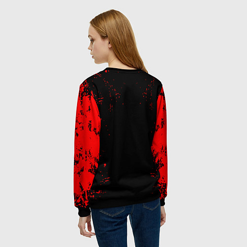 Женский свитшот BMW / 3D-Черный – фото 4