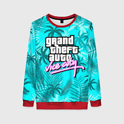 Свитшот женский GTA VICE CITY, цвет: 3D-красный