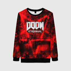 Свитшот женский Doom Eternal, цвет: 3D-черный