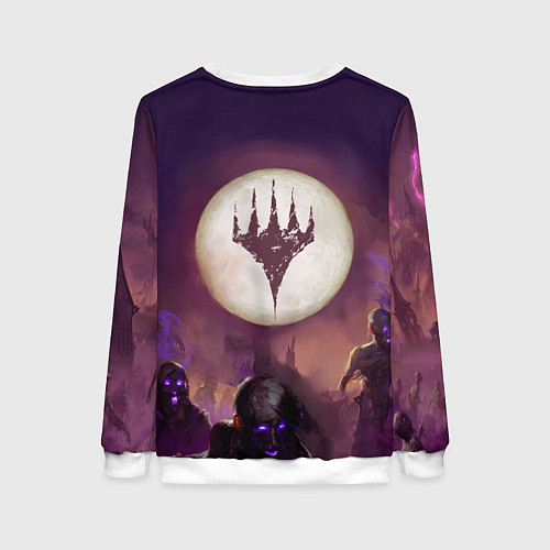 Женский свитшот Eldritch Moon / 3D-Белый – фото 2