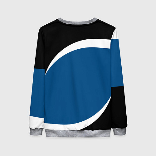 Женский свитшот Russia / 3D-Меланж – фото 2