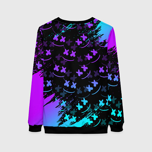 Женский свитшот FORTNITE x MARSHMELLO / 3D-Черный – фото 2