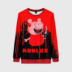 Свитшот женский Roblox Piggy, цвет: 3D-красный