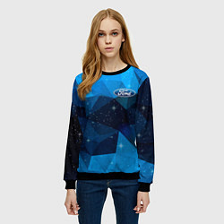 Свитшот женский FORD, цвет: 3D-черный — фото 2