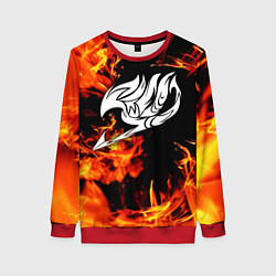 Свитшот женский FAIRY TAIL ХВОСТ ФЕИ, цвет: 3D-красный