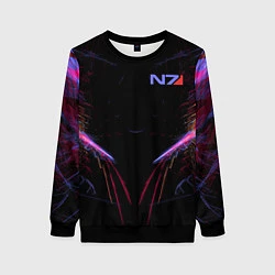 Свитшот женский N7 Neon Style, цвет: 3D-черный