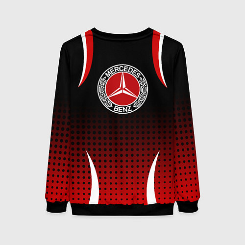 Женский свитшот Mercedes-Benz / 3D-Черный – фото 2