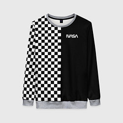 Свитшот женский NASA, цвет: 3D-меланж