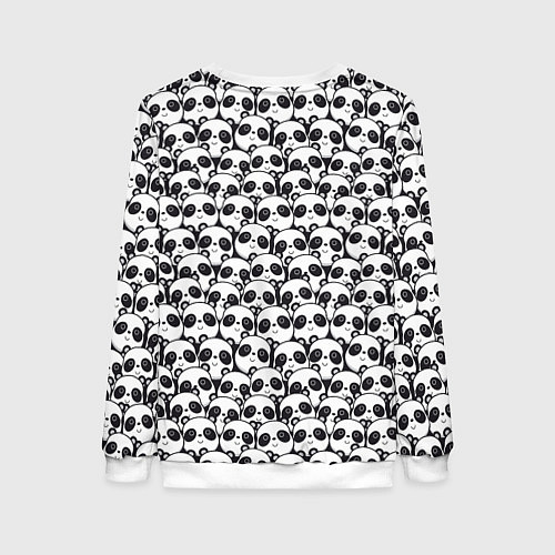 Женский свитшот ПАНДЫ / 3D-Белый – фото 2