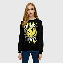 Свитшот женский Blink 182, цвет: 3D-черный — фото 2