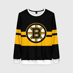 Свитшот женский BOSTON BRUINS NHL, цвет: 3D-белый