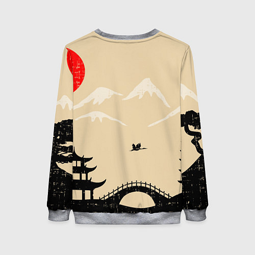 Женский свитшот JoJo Bizarre Adventure / 3D-Меланж – фото 2