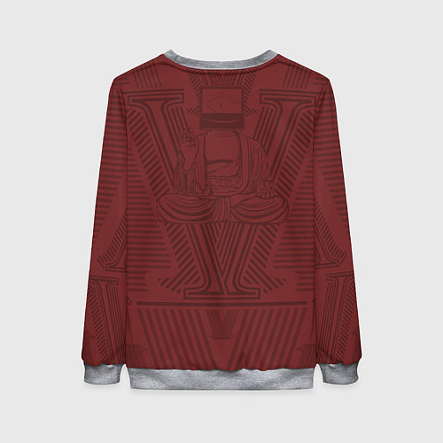 Женский свитшот Не напрягайся / 3D-Меланж – фото 2