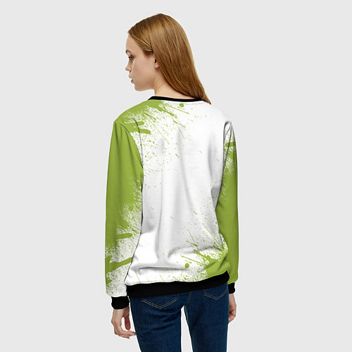 Женский свитшот Авокадо / 3D-Черный – фото 4