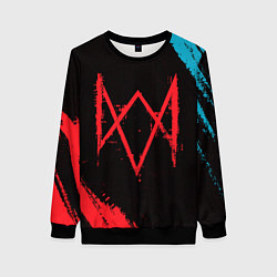 Свитшот женский WATCH DOGS LEGION ВОТЧ ДОГС, цвет: 3D-черный