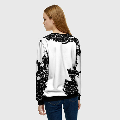 Женский свитшот NASA / 3D-Черный – фото 4