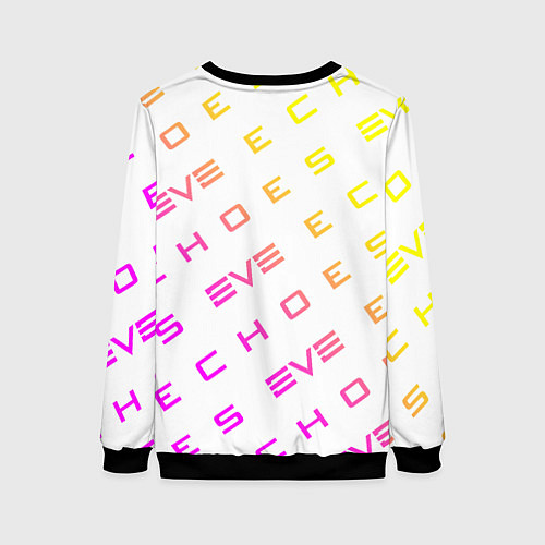 Женский свитшот EVE ECHOES ИВ ЭХО / 3D-Черный – фото 2