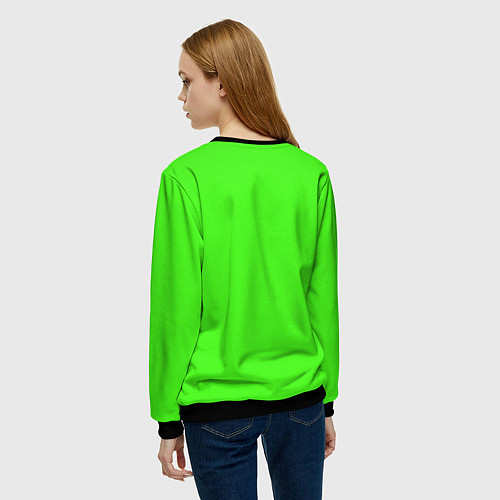 Женский свитшот Toxic / 3D-Черный – фото 4