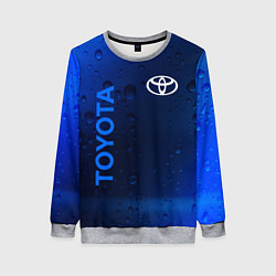 Свитшот женский TOYOTA ТОЙОТА, цвет: 3D-меланж