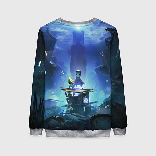 Женский свитшот Little Nightmares 2 / 3D-Меланж – фото 2