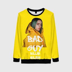 Свитшот женский Billie Eilish Билли Айлиш, цвет: 3D-черный