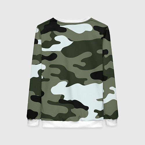 Женский свитшот Camouflage 2 / 3D-Белый – фото 2