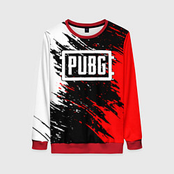 Свитшот женский PUBG, цвет: 3D-красный