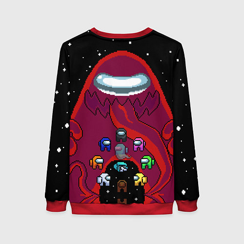 Женский свитшот Impostor Monster / 3D-Красный – фото 2