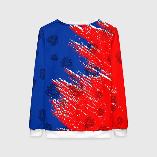 Женский свитшот Патриот России / 3D-Белый – фото 2