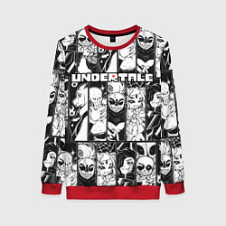 Свитшот женский UNDERTALE, цвет: 3D-красный