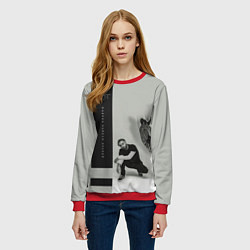 Свитшот женский МОТ, цвет: 3D-красный — фото 2