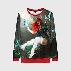 Свитшот женский Windranger Dota, цвет: 3D-красный