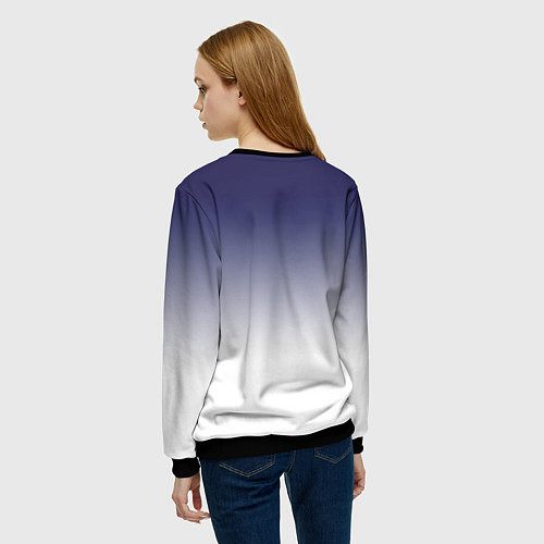 Женский свитшот BMX / 3D-Черный – фото 4