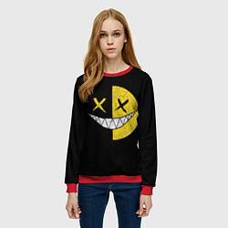 Свитшот женский SMILE, цвет: 3D-красный — фото 2